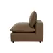 Cali Cognac Brown Leather Modular U-Sofa Sectional