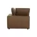 Cali Cognac Brown Leather Modular L-Sectional