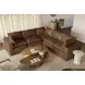 Cali Cognac Brown Leather Modular Sectional