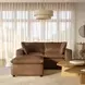 Cali Cognac Brown Leather Modular Sectional