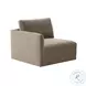 Willow Taupe Velvet Modular RAF Sectional