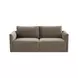 Willow Taupe Velvet Modular 74" Loveseat