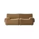 Zenith Latte Brown Velvet Modular 80" Loveseat