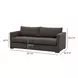 Portsmouth Java Brown Textured Chenille Sofa
