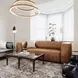 Aurora Brown 90" Sofa