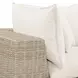 Cali Natural Performance Fabric & Natural Wicker Modular Outdoor Sectional