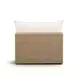 Cali Natural Performance Fabric & Brown Wicker Modular Outdoor Sectional