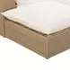 Cali Natural Performance Fabric & Brown Wicker Modular Outdoor Sectional