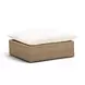 Cali Natural Performance Fabric & Brown Wicker Modular Outdoor Sectional