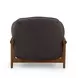 Piedmont Storm Grey Upcycled Chenille Accent Chair