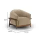 Piedmont Taupe Upcycled Chenille Accent Chair