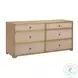 Hatia Natural Beige Basketweave Panel Bedroom Set