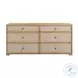 Hatia Natural Beige Basketweave Panel Bedroom Set
