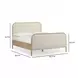 Hatia Natural Beige Basketweave Queen Panel Bed 