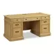 Winchester Natural Oak Executive Desk