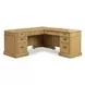 Winchester Natural Oak L-Shaped Desk