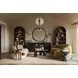 Marlow Black Wood Bookcase with File Drawer