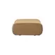 Zenith Latte Brown Velvet Ottoman