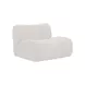Zenith Cream Upcycled Fabric Modular L-Sectional