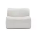 Zenith Cream Upcycled Fabric Modular L-Sectional