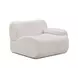 Zenith Cream Upcycled Fabric Modular L-Sectional