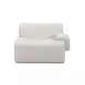 Zenith Cream Upcycled Fabric Modular L-Sectional