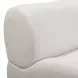 Zenith Cream Upcycled Fabric Modular L-Sectional