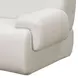 Zenith Cream Upcycled Fabric Modular L-Sectional