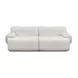 Zenith Cream Upcycled Fabric Living Room Set