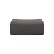 Zenith Charcoal Gray Upcycled Fabric Modular Sectional with LAF Chair