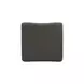 Zenith Charcoal Gray Upcycled Fabric Ottoman