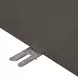 Zenith Charcoal Gray Upcycled Fabric Ottoman
