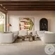 Arezza Stone White Basketweave Modular U Sofa Sectional