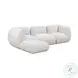 Arezza Stone White Basketweave Modular Sectional