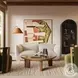 Arezza Stone White Basketweave Modular 80" Loveseat