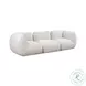 Arezza Stone White Basketweave Modular 115" Sofa