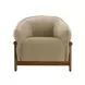 Piedmont Taupe Upcycled Chenille Accent Chair