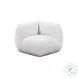 Arezza Stone White Basketweave Modular 115" Sofa