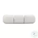 Arezza Stone White Basketweave Modular 115" Sofa