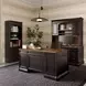 Roanoke Black Bookcase