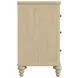 Haven Sundrenched Oak and Ivory Upholstered Panel Bedroom Set