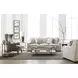 Harlow Bronze And White Travertine Stone Metal Round Chairside Table
