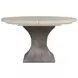 Cotiere Cream Linen and Sanded Bronze Round Dining Room Set