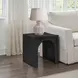 Fitzgerald Black Square End Table