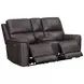 Eldridge Steamboat Brown Leather Zero Gravity Power Reclining Living Room Set with USB Charging