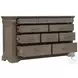 Madison Ridge Natural Bark Panel Bedroom Set