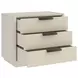 Cotiere Cream Linen Upholstered Panel Bedroom Set