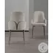 RH 6370 Luxurious Champagne Light Gray Dining Chair