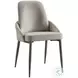 RH 6370 Luxurious Champagne Light Gray Dining Chair