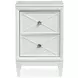 Springhouse Whisper White 2 Drawer Nightstand with USB Charging